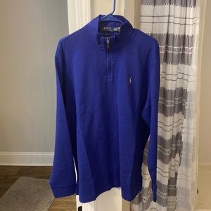 Polo by Ralph Lauren quarter zip estate ribbed long sleeve pullover